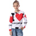 I love tangerine Kids  Long Sleeve Tee with Frill  View1