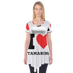 I Love Tamarind Short Sleeve Tunic  by ilovewhateva