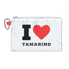 I Love Tamarind Canvas Cosmetic Bag (large) by ilovewhateva