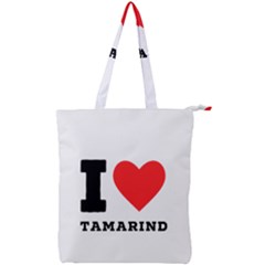 I Love Tamarind Double Zip Up Tote Bag by ilovewhateva