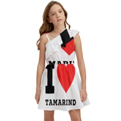 I Love Tamarind Kids  One Shoulder Party Dress by ilovewhateva