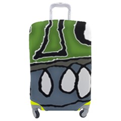 Extreme Closeup Angry Monster Vampire Luggage Cover (medium) by dflcprintsclothing