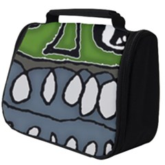 Extreme Closeup Angry Monster Vampire Full Print Travel Pouch (big) by dflcprintsclothing