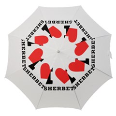 I Love Sherbet Straight Umbrellas by ilovewhateva