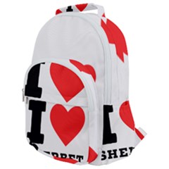 I love sherbet Rounded Multi Pocket Backpack