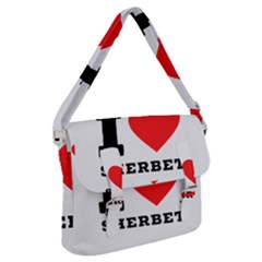 I Love Sherbet Buckle Messenger Bag by ilovewhateva