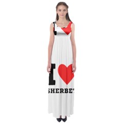 I Love Sherbet Empire Waist Maxi Dress by ilovewhateva