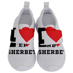 I Love Sherbet Kids  Velcro No Lace Shoes by ilovewhateva