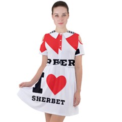 I Love Sherbet Short Sleeve Shoulder Cut Out Dress  by ilovewhateva