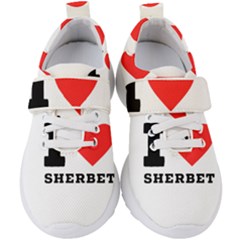 I love sherbet Kids  Velcro Strap Shoes