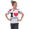 I love sherbet Kids  Mesh Piece Tee View1