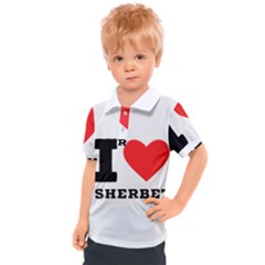 I love sherbet Kids  Polo Tee