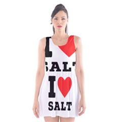 I Love Salt Scoop Neck Skater Dress by ilovewhateva