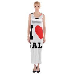 I Love Salt Fitted Maxi Dress by ilovewhateva