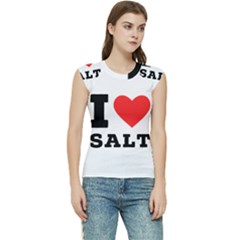 I Love Salt Women s Raglan Cap Sleeve Tee by ilovewhateva