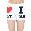 I love salt Kids  Sports Shorts View1