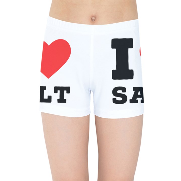 I love salt Kids  Sports Shorts