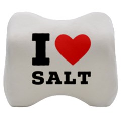 I Love Salt Velour Head Support Cushion by ilovewhateva