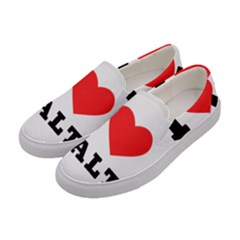 I Love Salt Women s Canvas Slip Ons by ilovewhateva