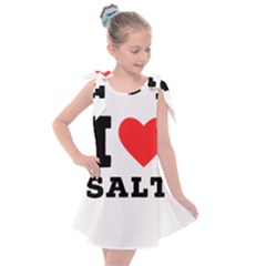 I Love Salt Kids  Tie Up Tunic Dress by ilovewhateva