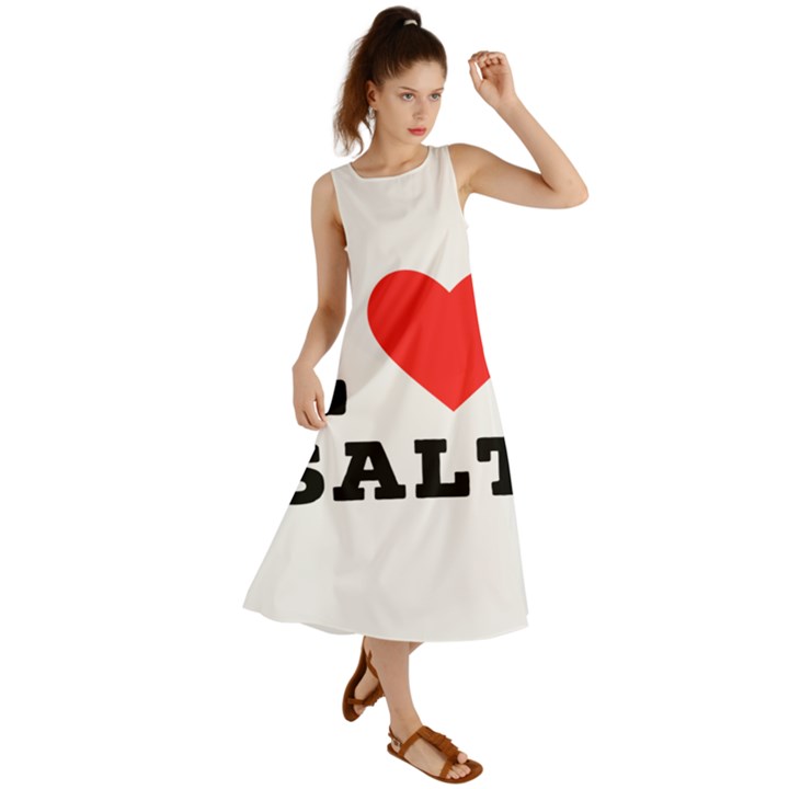 I love salt Summer Maxi Dress