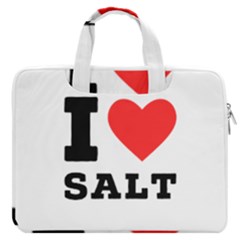 I Love Salt Macbook Pro 16  Double Pocket Laptop Bag  by ilovewhateva