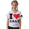 I love salt Kids  Cut Out Flutter Sleeves View1