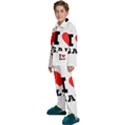 I love salt Kids  Long Sleeve Velvet Pajamas Set View2