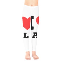 I Love Salt Kids  Classic Winter Leggings by ilovewhateva