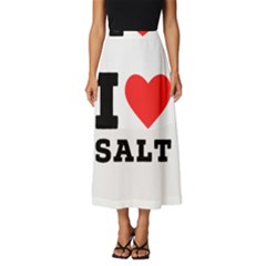 I Love Salt Classic Midi Chiffon Skirt