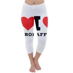 I Love Saffron Capri Winter Leggings  by ilovewhateva