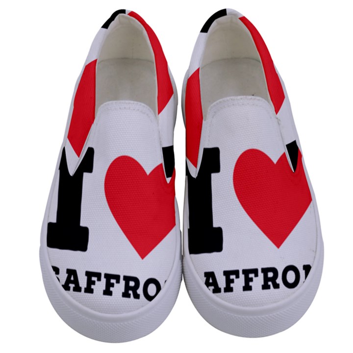 I love saffron Kids  Canvas Slip Ons