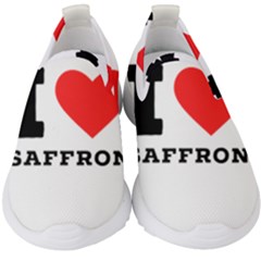 I Love Saffron Kids  Slip On Sneakers by ilovewhateva