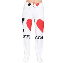 I Love Saffron Women Velvet Drawstring Pants by ilovewhateva