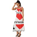 I love saffron Tie-Strap Tiered Midi Chiffon Dress View2