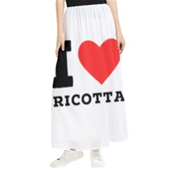 I Love Ricotta Maxi Chiffon Skirt