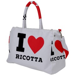 I Love Ricotta Duffel Travel Bag by ilovewhateva