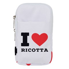 I Love Ricotta Waist Pouch (small) by ilovewhateva