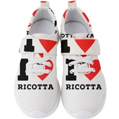 I Love Ricotta Men s Velcro Strap Shoes by ilovewhateva