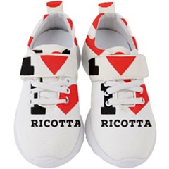 I Love Ricotta Kids  Velcro Strap Shoes by ilovewhateva