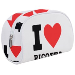 I Love Ricotta Make Up Case (medium) by ilovewhateva