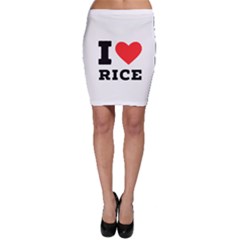 I Love Rice Bodycon Skirt by ilovewhateva