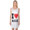 I love rice Sleeveless Satin Nightdress View1