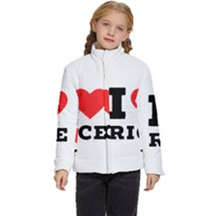 I Love Rice Kids  Puffer Bubble Jacket Coat by ilovewhateva