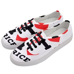 I Love Rice Women s Classic Low Top Sneakers by ilovewhateva