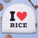 I love rice Horseshoe Style Canvas Pouch View1