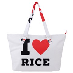 I Love Rice Full Print Shoulder Bag by ilovewhateva