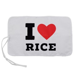 I Love Rice Pen Storage Case (l) by ilovewhateva