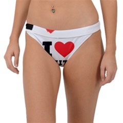 I Love White Wine Band Bikini Bottoms by ilovewhateva