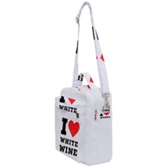 I Love White Wine Crossbody Day Bag by ilovewhateva